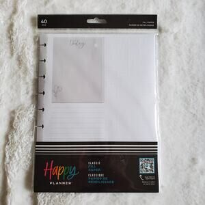 The Happy Planner Neutral Florals Classic Fill Paper